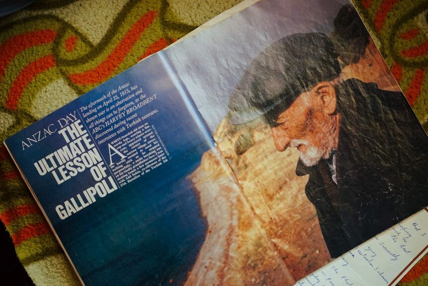 An Australian magazine report features Turkish Gallipoli veteran Adil Sahin