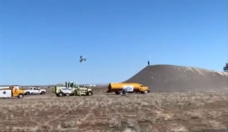 US daredevil Alex Harvill killed warming up for world record motorcycle