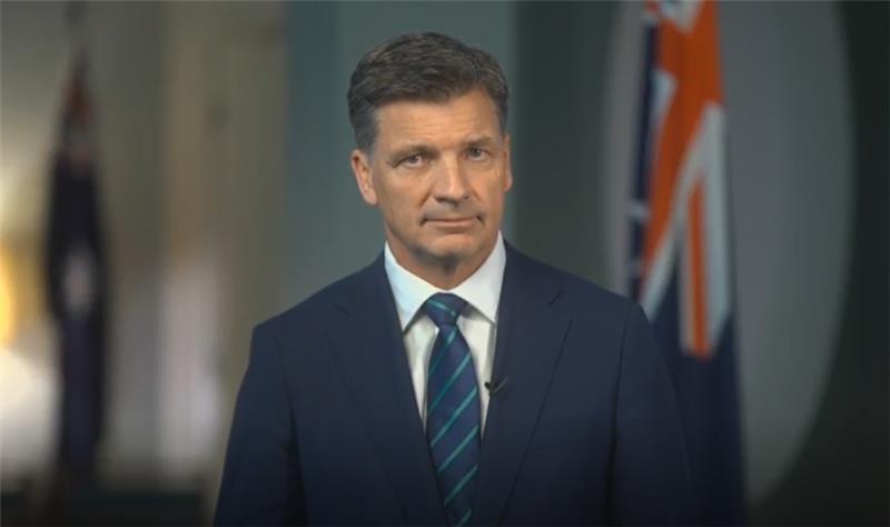 Angus Taylor says 'put Australia first' during national address