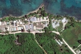 Aerial view of the Regional Processing Centre on Papua New Guinea's Manus Island.