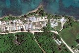 Aerial view of Manus Island detention centre