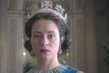 British actress Claire Foy is seen in a scene from the Netflix drama The Crown