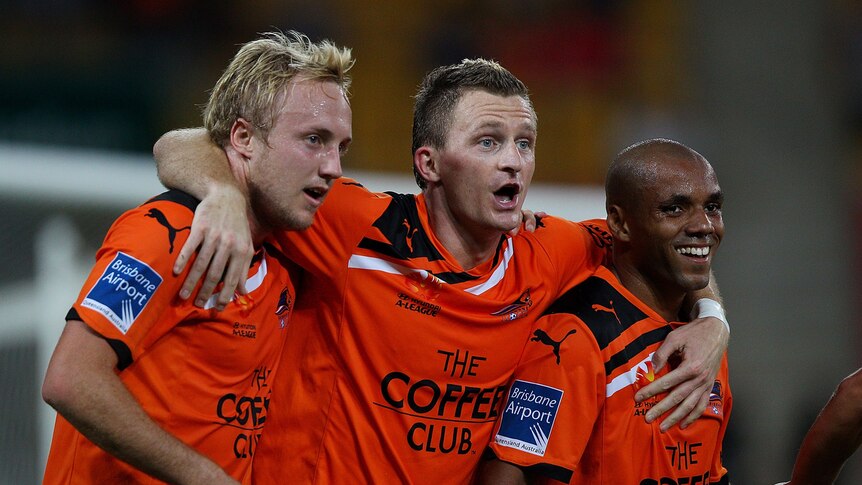 Star quality: Besart Berisha is back to his goal-scoring best for the Roar.