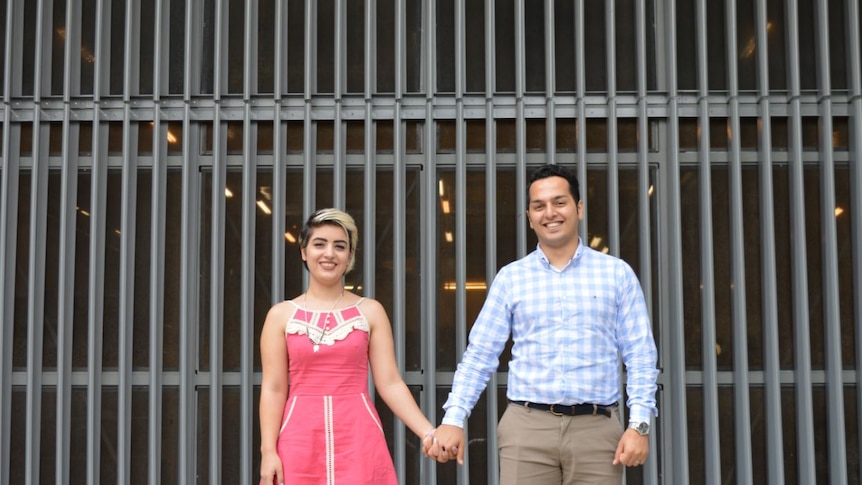 Mojgan Shamsalipoor and her husband Milad Jafari