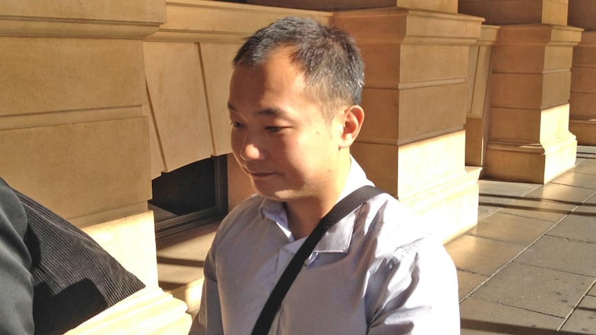 Huy Ca Truong outside court in Adelaide
