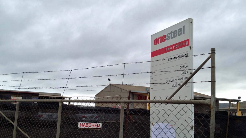 Up to 13 jobs will be lost when the OneSteel plant closes.