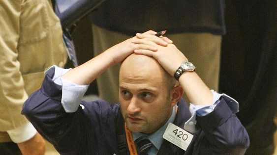 Heading down: Wall St endured a pre-Thanksgiving slump overnight (File photo)