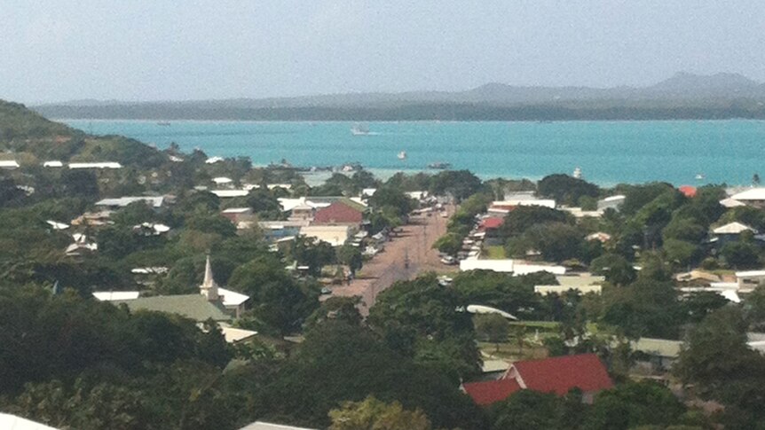 View onto Douglas Street on Thursday Island off far north Qld in May, 2012