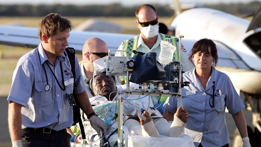 Injured asylum seekers are being treated in hospitals around Australia.