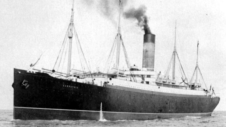 The RMS Carpathia.