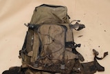 Backpack found in bushland.