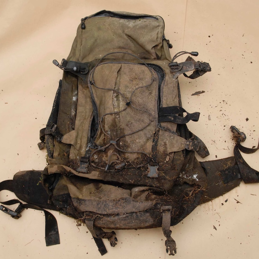 Backpack found in bushland.