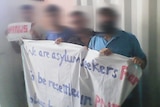Asylum seekers protest on Manus Island