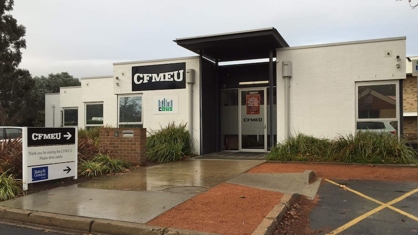 ACT CFMEU office in Dickson