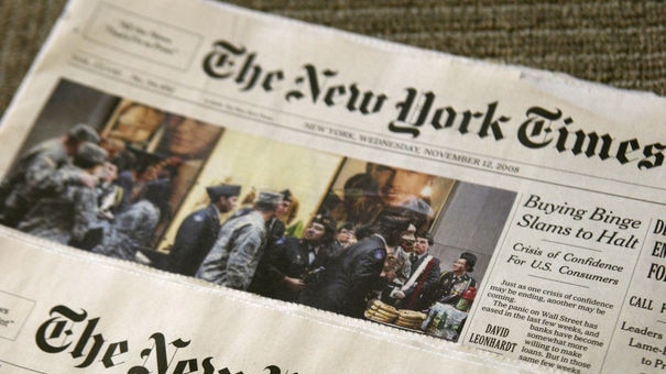 Pranksters hand out hoax New York Times
