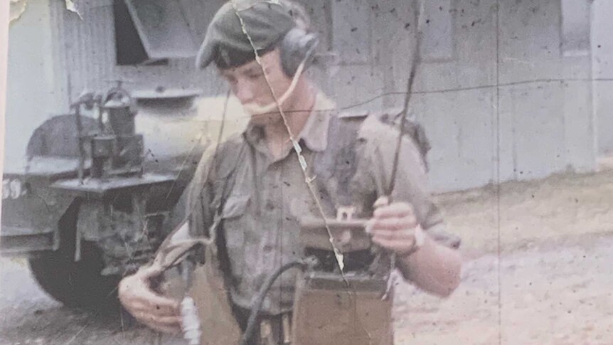 Australian soldier Derrill De Heer during the Vietnam War.