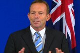 Tony Abbott says he's humbled and daunted by what lies ahead for himself and his party.
