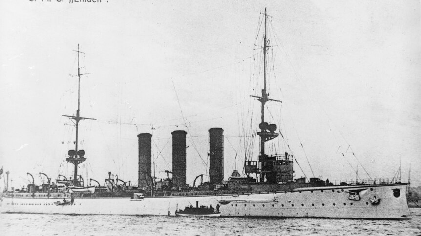 A German warship circa 1914