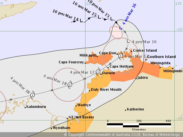 Probable Tropical Cyclone Heading Towards Australia S North West Abc News
