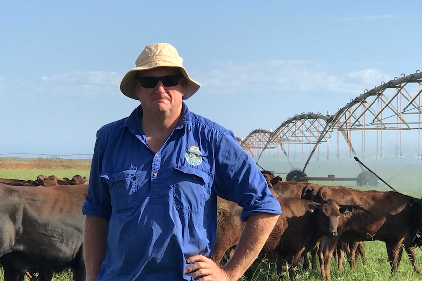 Brett Blanchett speaks to the abc from his property in the Pilbara