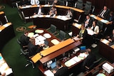 Premier Lara Giddings in Tasmanian Parliament