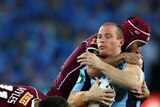 NSW coach Laurie Daley says Beau Scott will not be intimidated by the crowd in Brisbane for Origin 1.