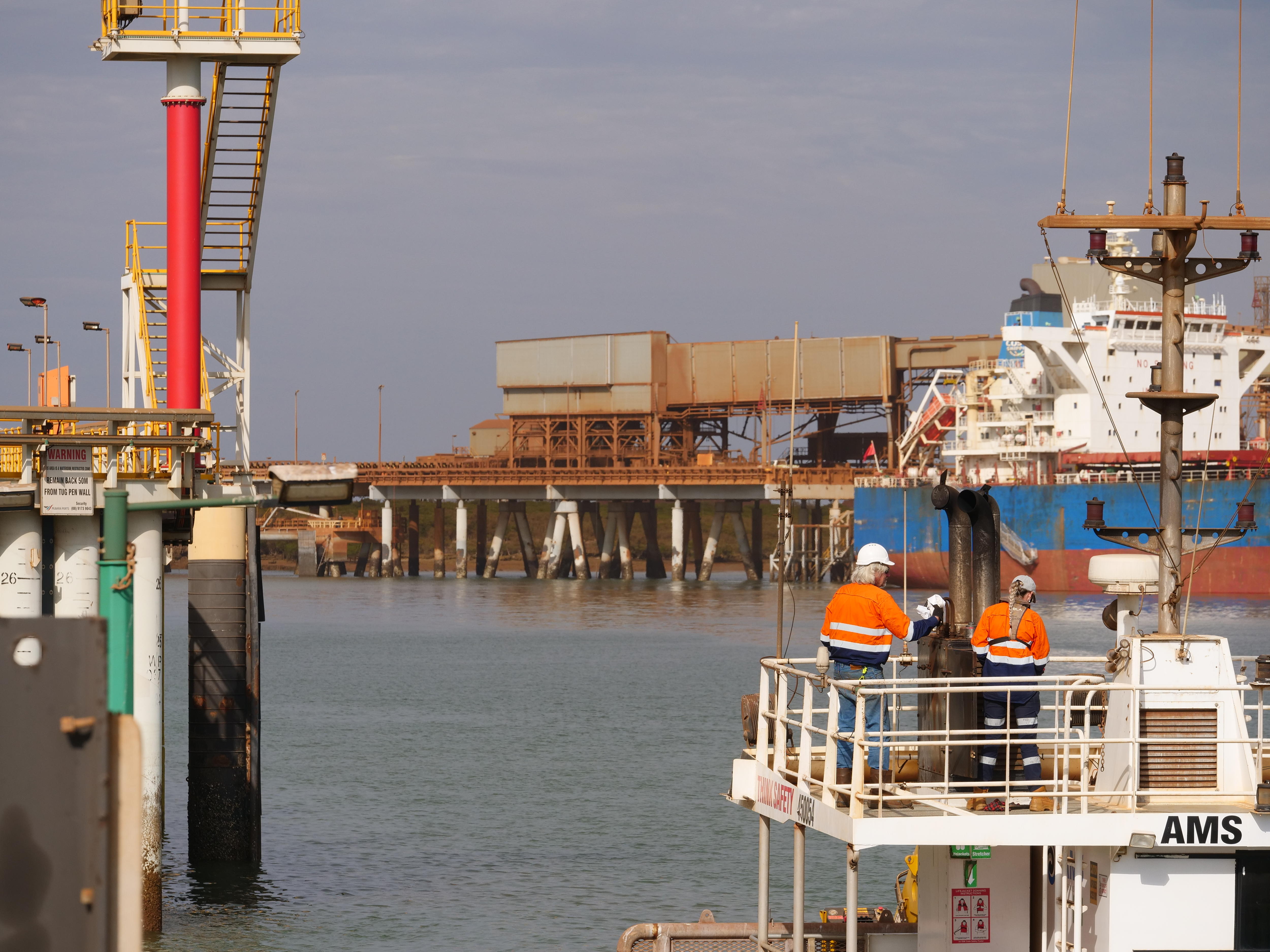 Unionised workers down tools at BHP's Port Hedland operations a second time
