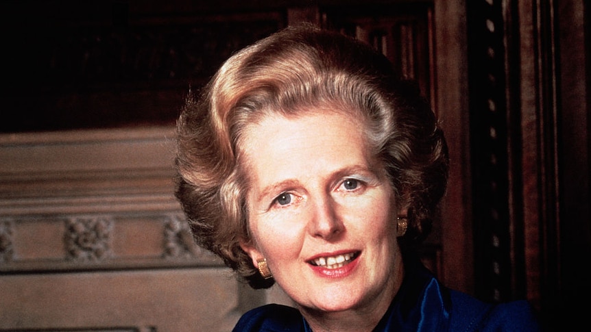 Former British PM Margaret Thatcher