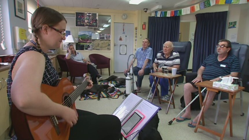 A creative therapy session at Calvary Health Care Bethlehem