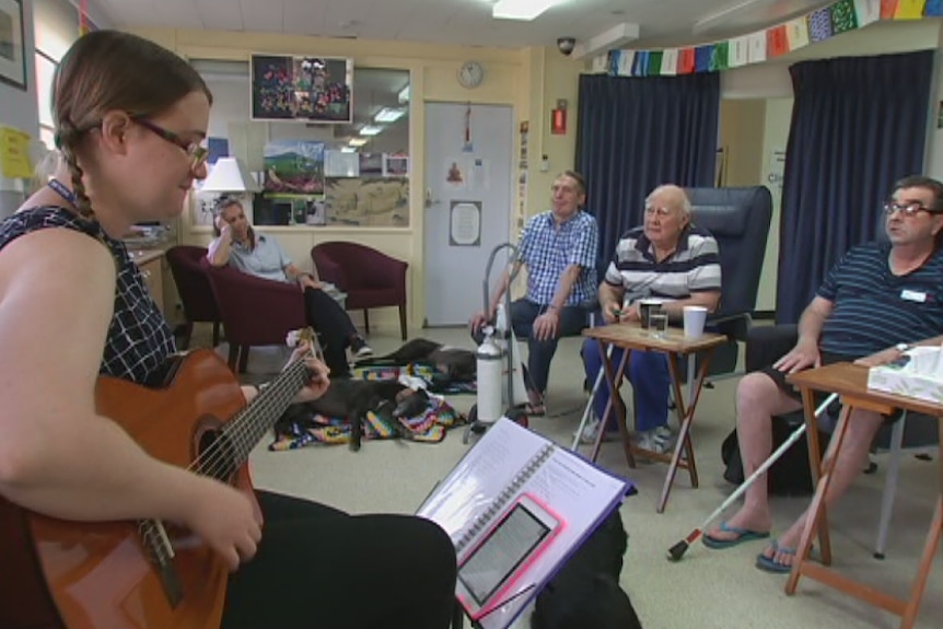 A creative therapy session at Calvary Health Care Bethlehem