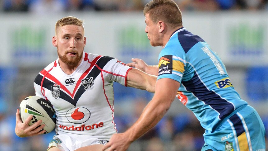 Sam Tomkins in action against the Titans