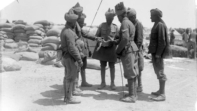 Troops of the 14th Sikhs © IWM (Q 13372)