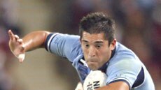 Braith Anasta in action for the Blues.