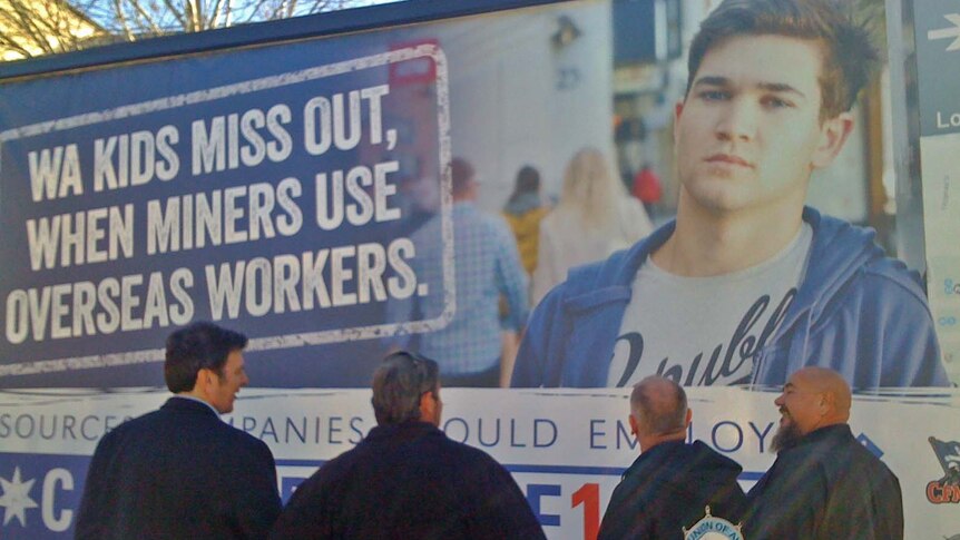 The union is renewing its campaign for locals to be employed ahead of foreign workers.