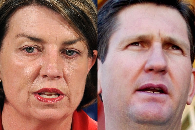 Anna Bligh and Lawrence Springborg