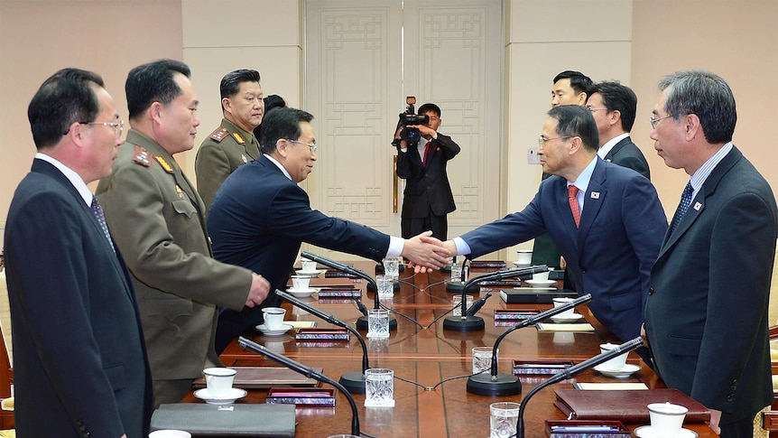 North, South Korean talks