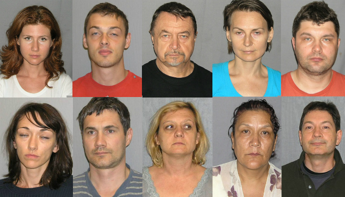 The ten members of The Illegals Program.