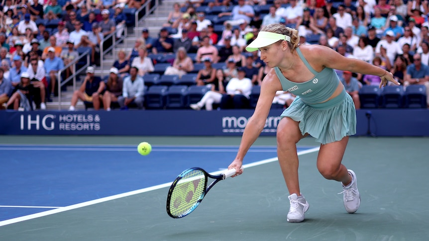 Daria Saville schied bei den US Open gegen Iga Świątek aus, so dass Ajla Tomljanović bei der Auslosung der Frauen allein blieb