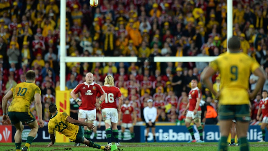 Beale misses crucial kick against Lions