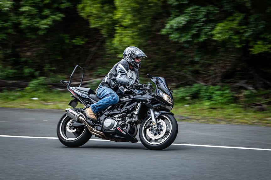 kevin bushell on a motorcycle