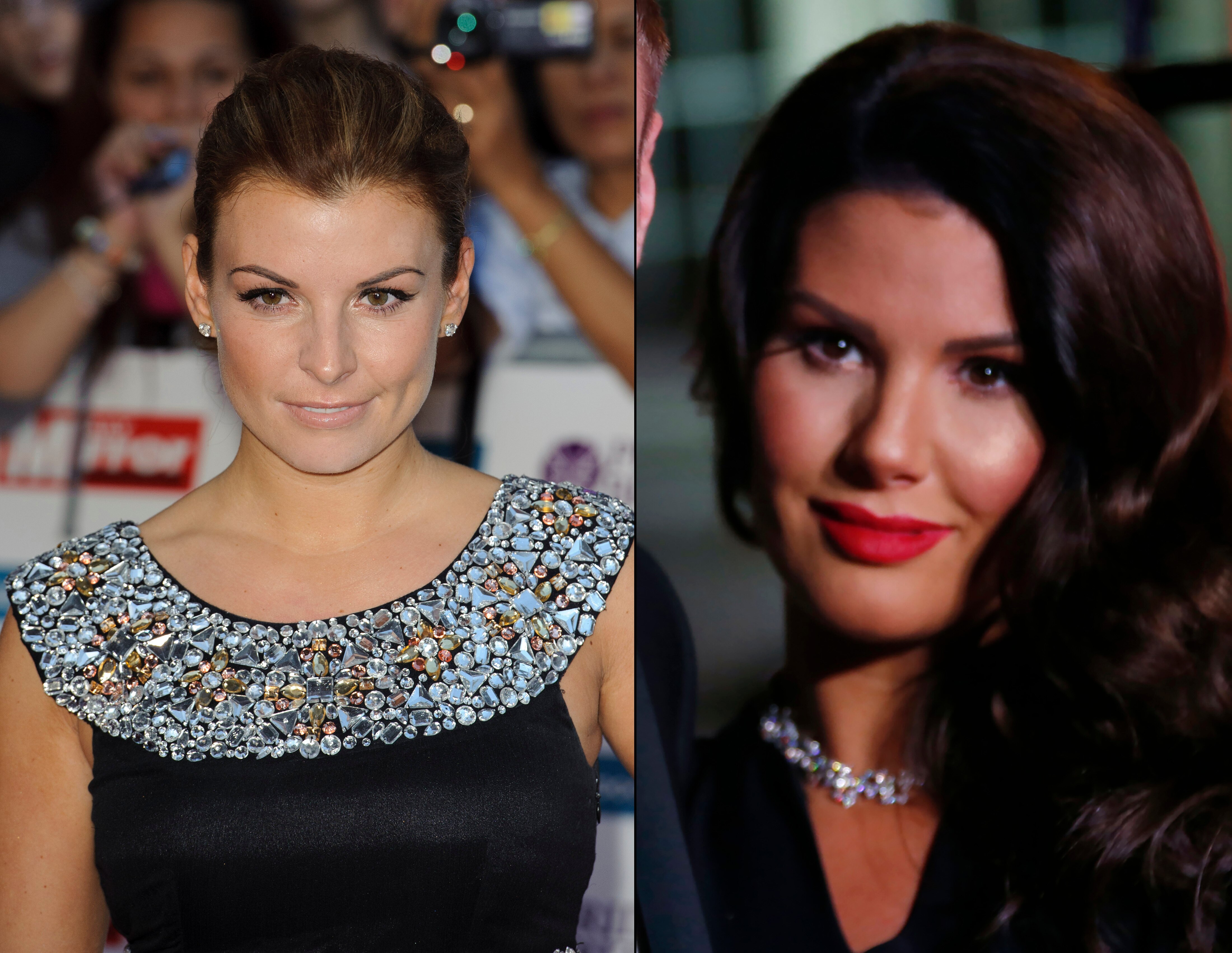 A composite image of Coleen Rooney and Rebekah Vardy