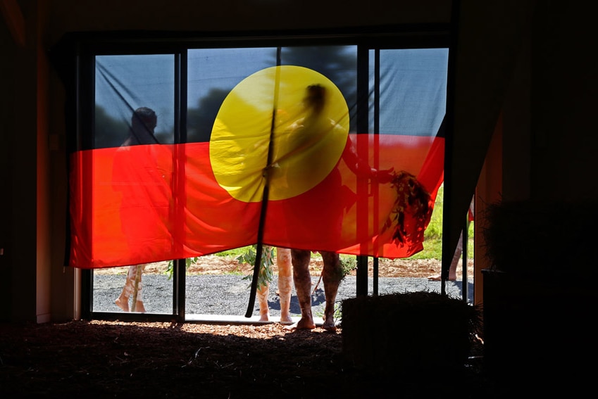 Indigenous dancers from the Balund-a program in the northern New South Wales village of Tabulam.