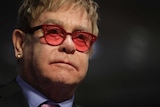 Elton John speaks at a US Senate hearing on AIDS funding.