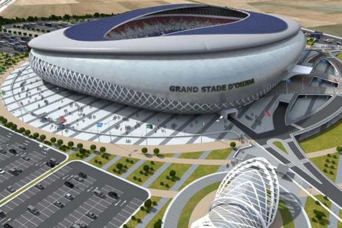 An artist's impression of the Oujda Stadium in Morocco