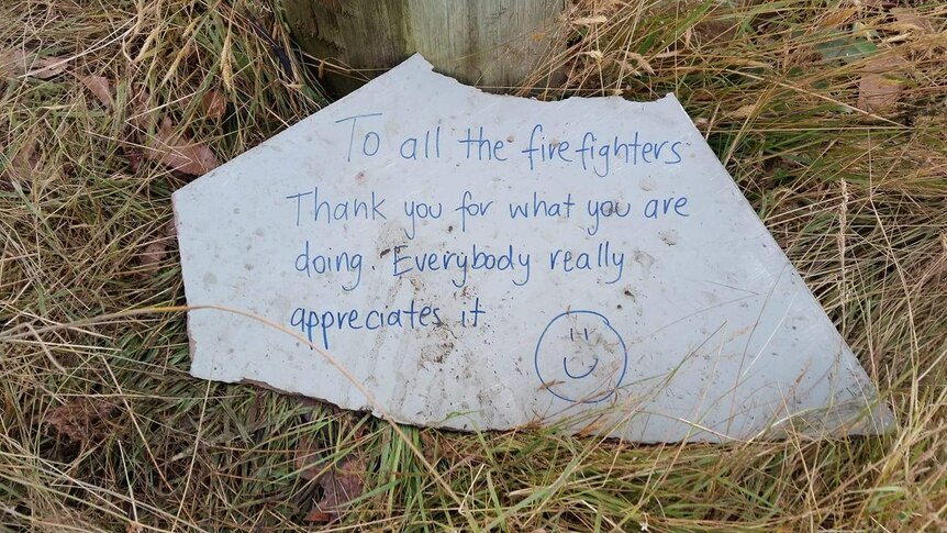 thankyou note for firefighters.