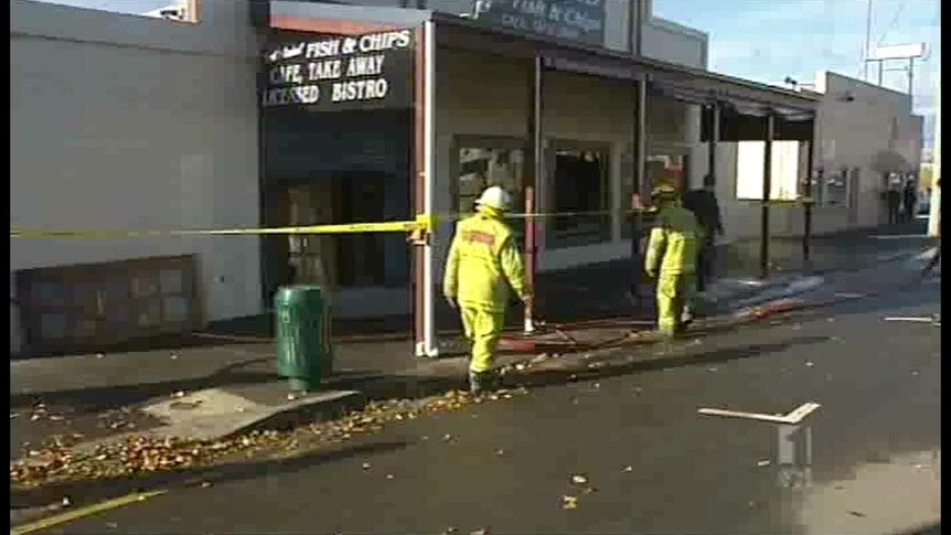 Takeaway shop gutted by suspicious fire