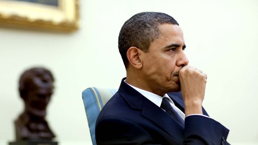 President Barack Obama meets with senior advisors