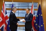 Donald Tusk receives Article 50, officially triggering Brexit.