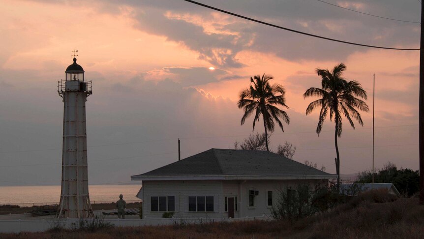 Sunset at Guantanamo Bay, Cuba.
