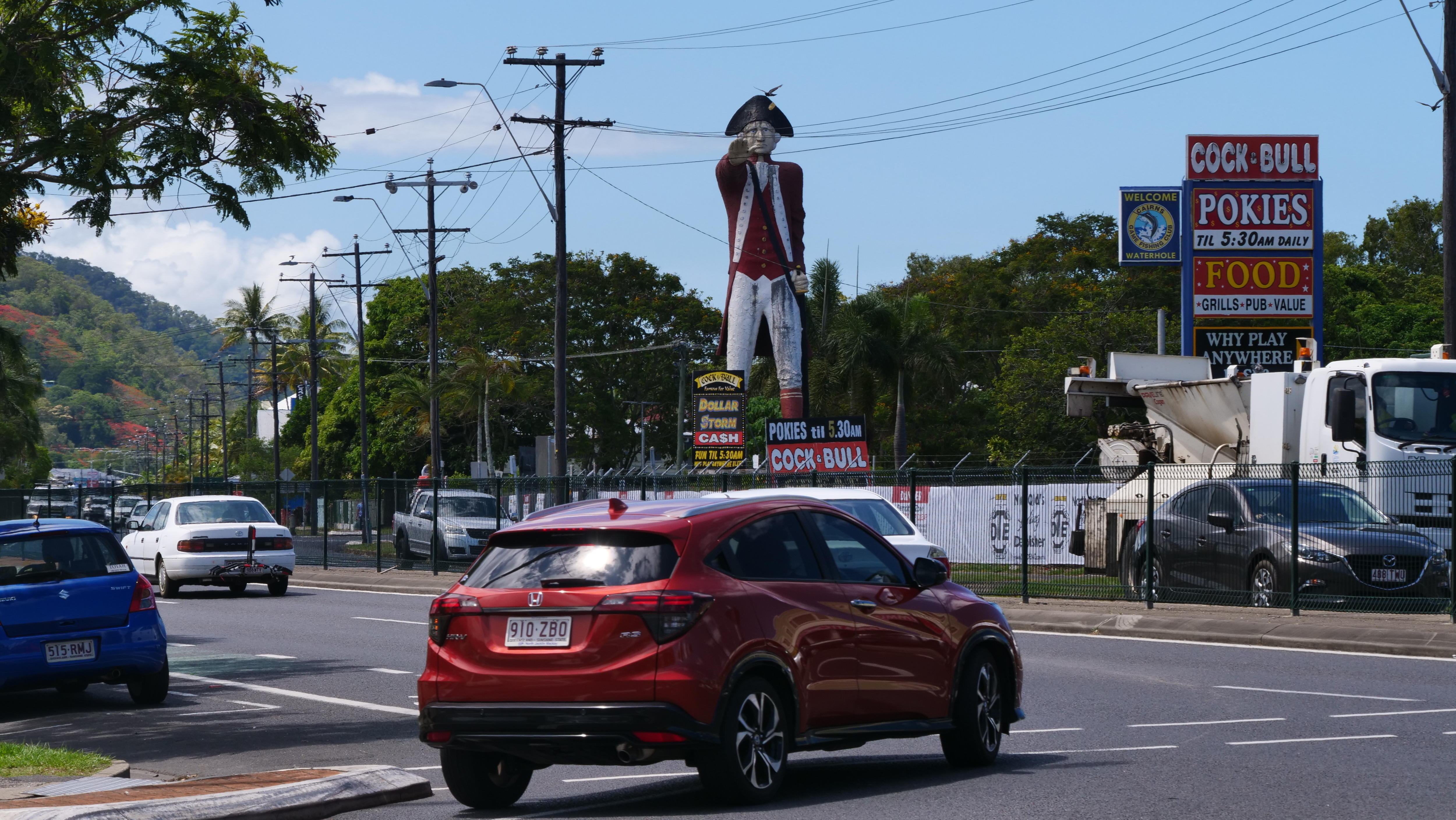 Cairns' gigantic Captain Cook statue purchased by demolition company owner